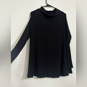 We The Free Black Ribbed Knit Top
